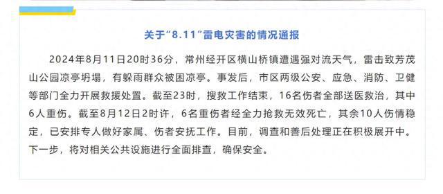 雷击致公园凉亭坍塌6kaiyun中国官方网站人遇难！雷电天气如何避险？(图1)