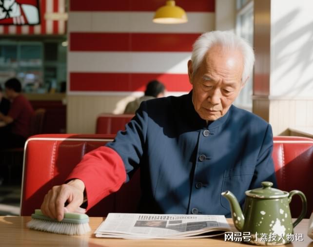 大爷连续5年肯德基蹭空调店员纵然离职当天大爷：跟我来(图5)