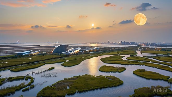 ®东滩海上明月售楼处 崇明东滩海上明月官方发布：重塑人居标杆(图1)